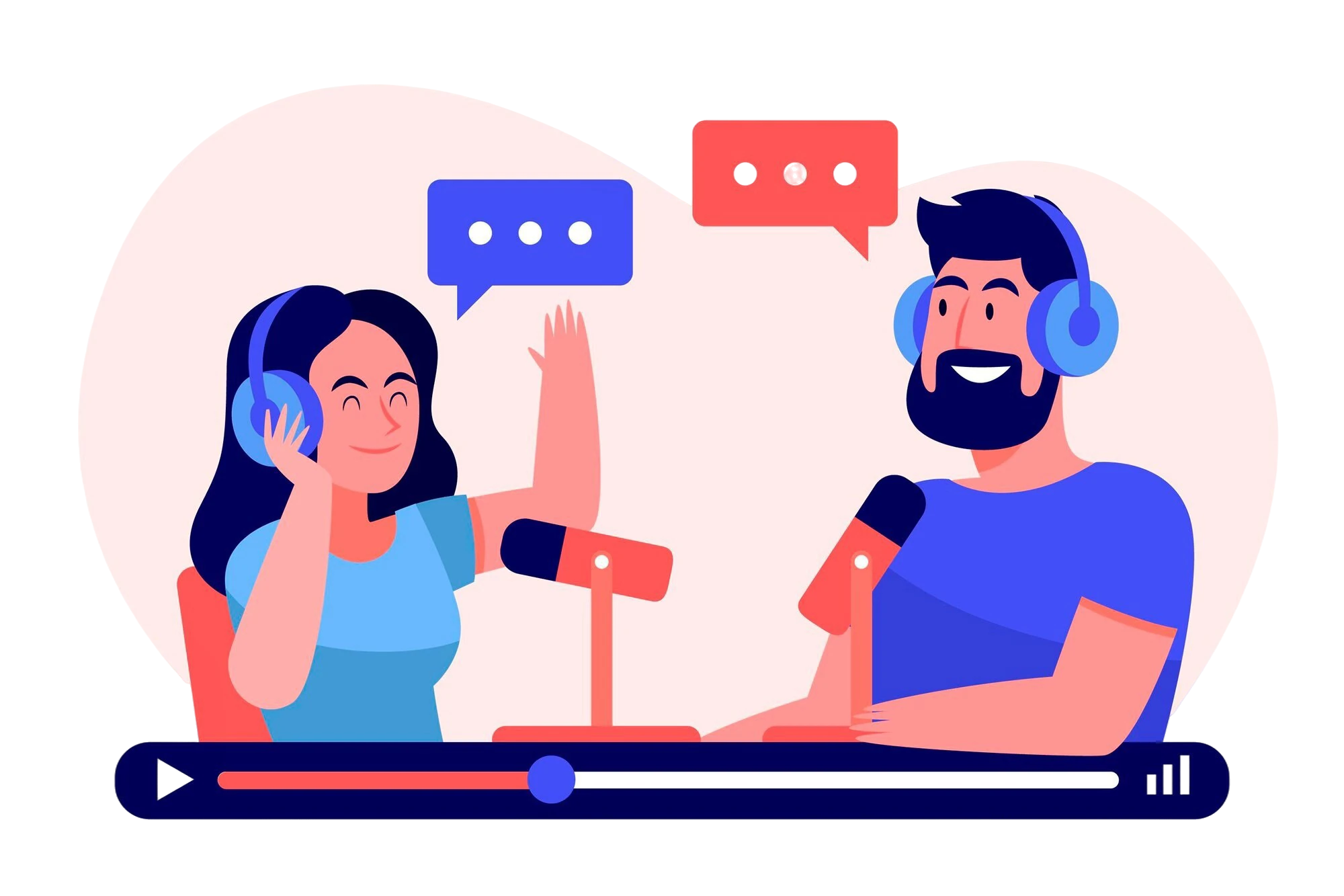 Ilustração de Podcasts sobre biogás e biometano